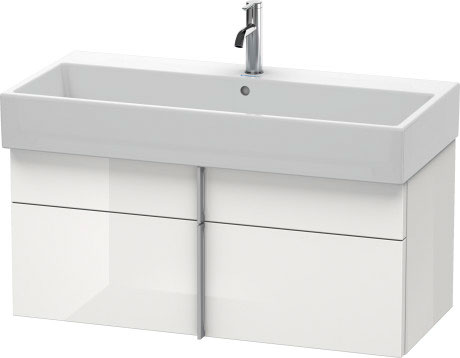VA650804343 Vero Air Тумбочка подвесная Базальт матовый, декор Duravit - Вид №2
