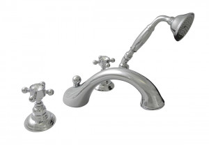 1404 ** 93 Смеситель для ванны Nicolazzi Series Half Dome Crystal