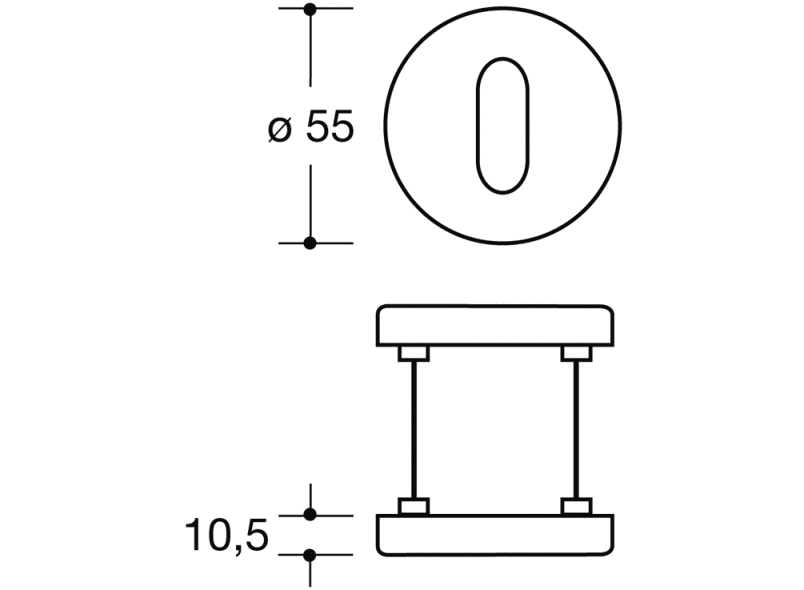 306.23 розетка для ключей HEWI System 111 | Polyamid  - Вид №22