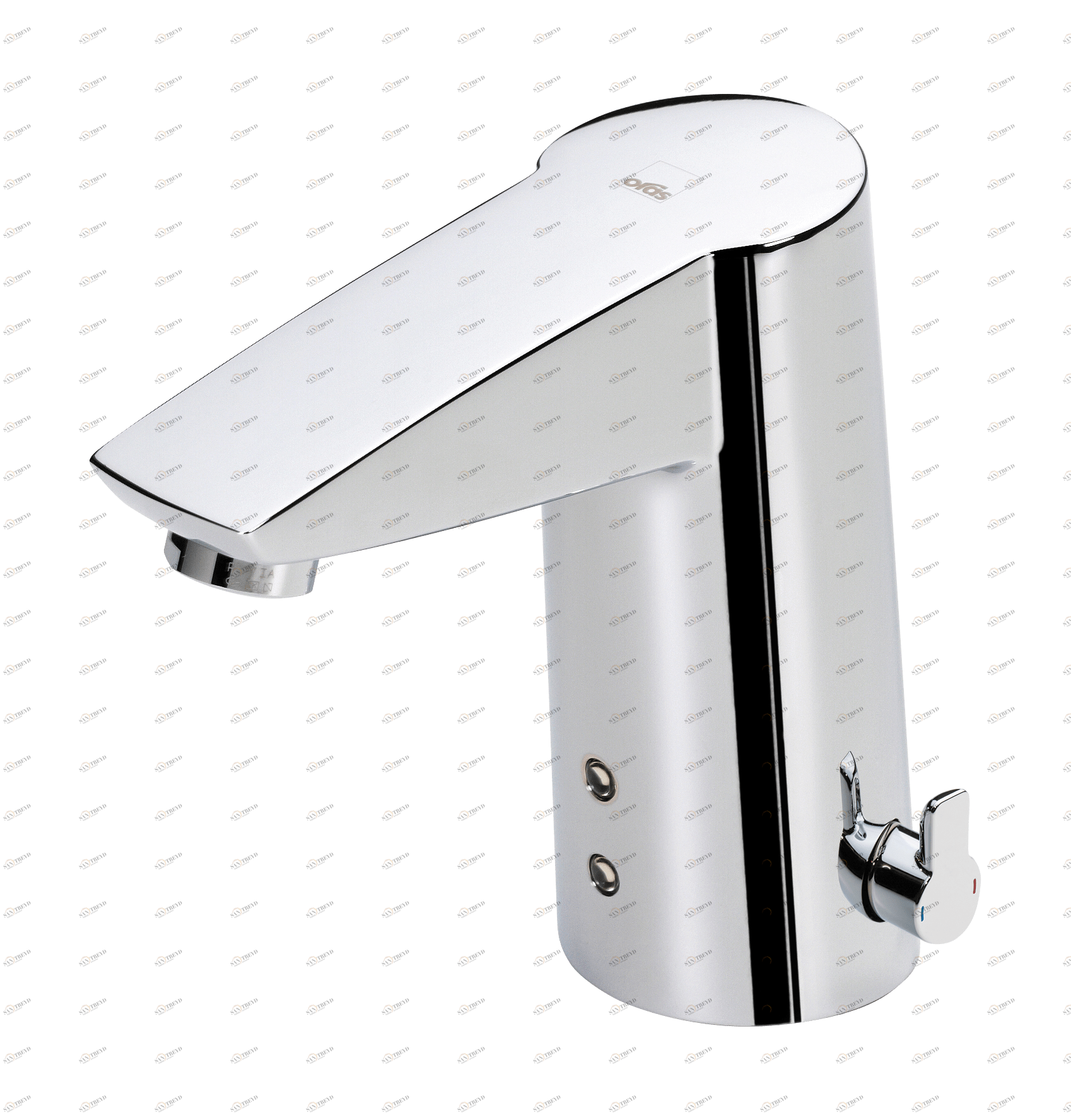 Oras 2824FTZ Смеситель для умывальника, 9/12 V, Bluetooth 2824FTZ Cubista Хром 