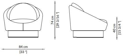 Paolo Castelli Кресло из шерсти sun-id-1378173 - Вид №1