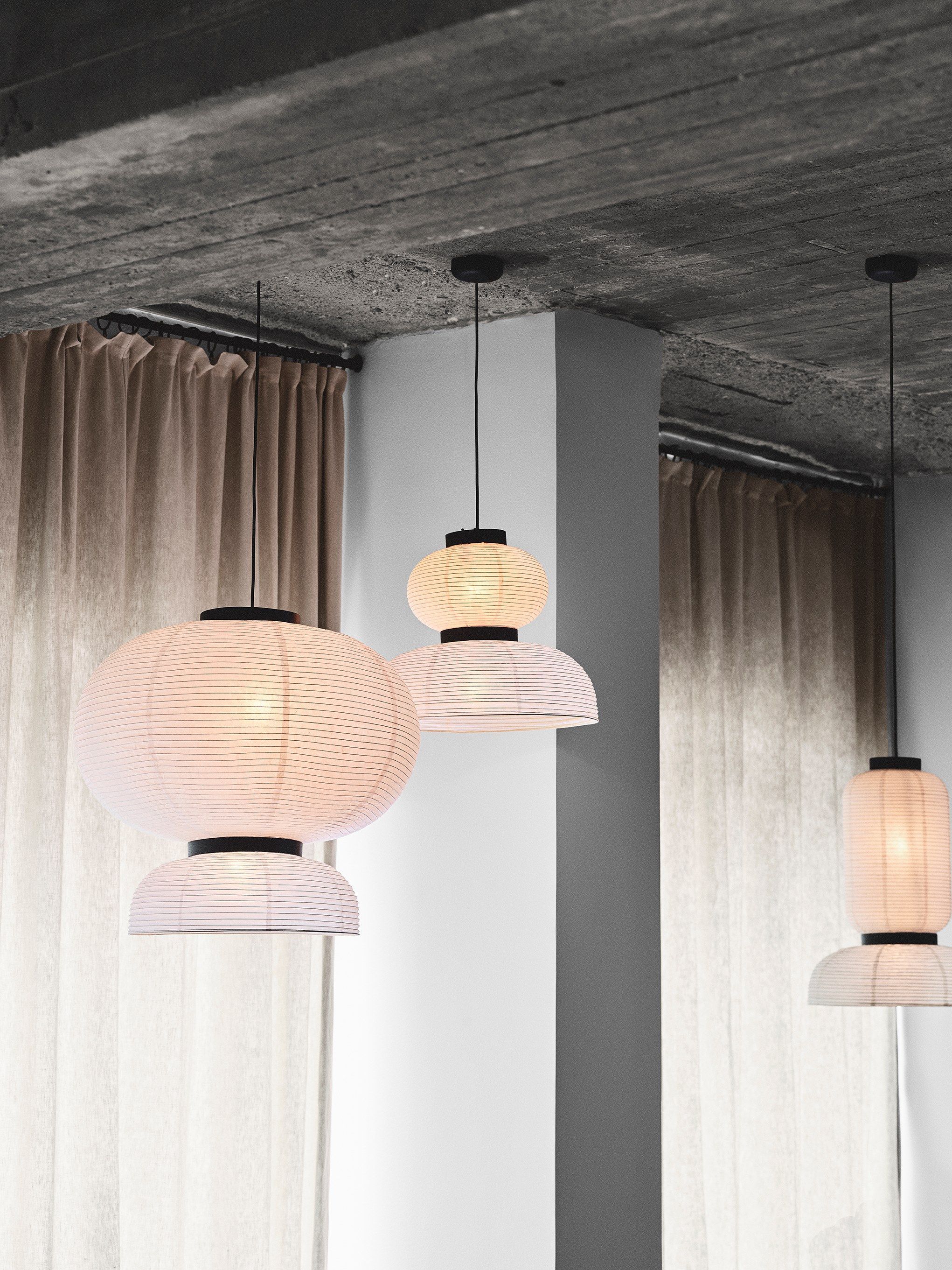 Рисовая бумага подвесной светильник In Stock &amp ARCH-00141925 - Вид №13