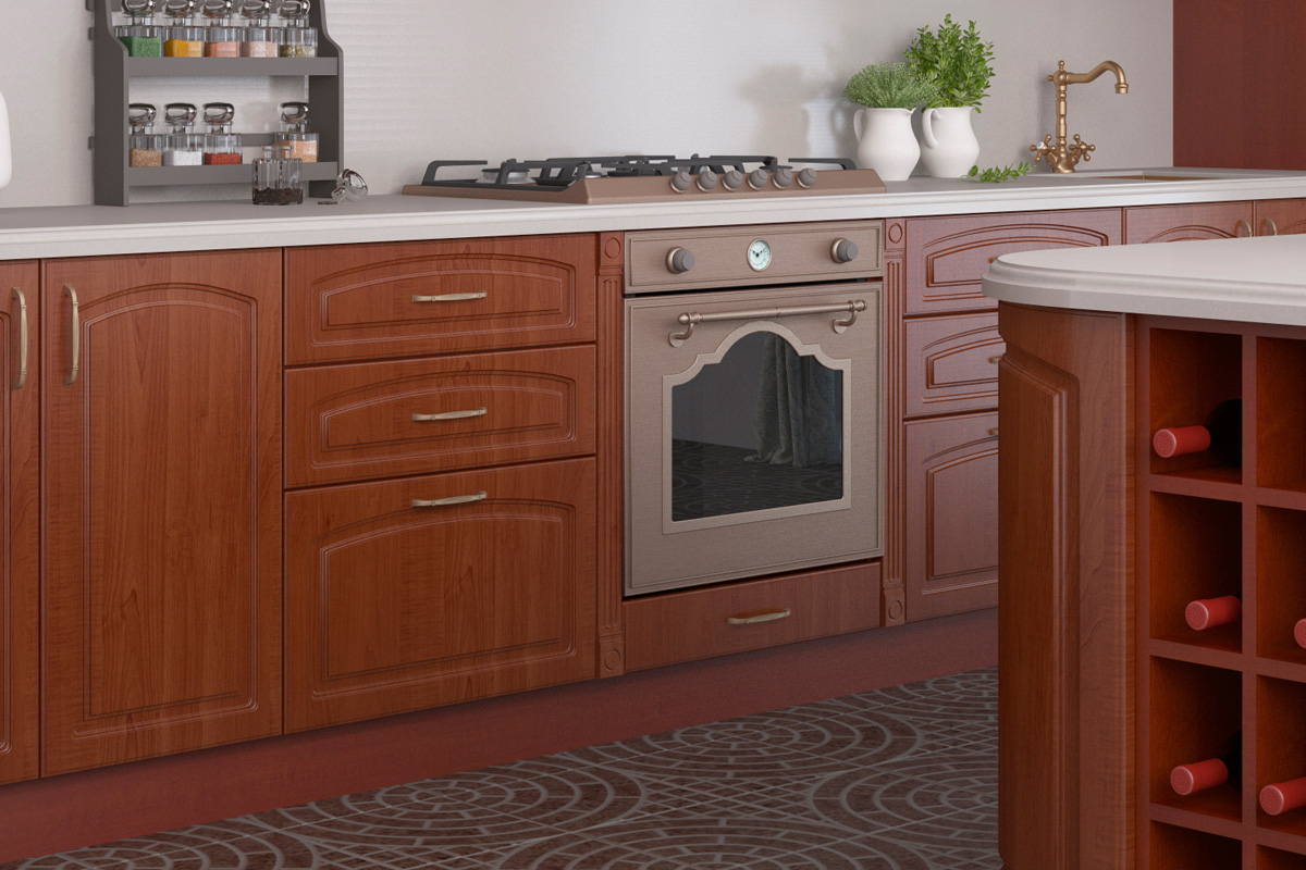 Карнизы для кухонного шкафа  «Пилястры» Пилястра №603 SIDAK SIST3478-8773 - Вид №1