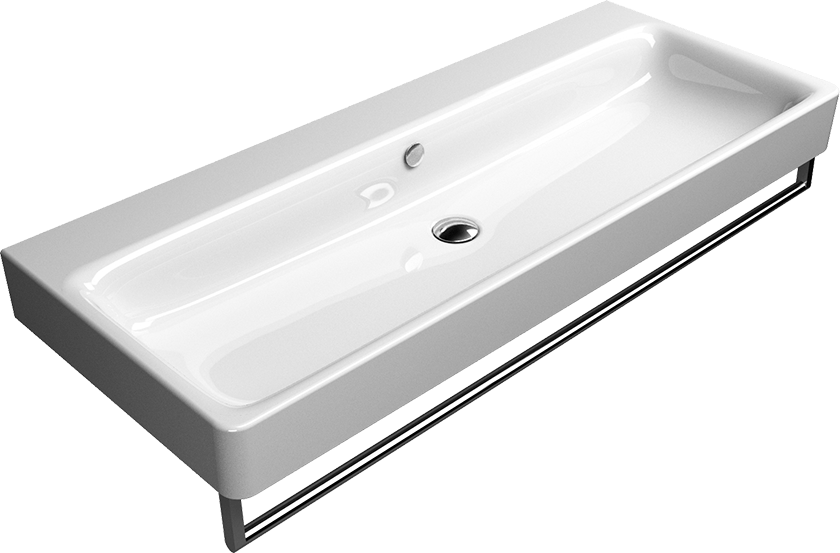 9024111 Встроенная раковина под столешницу овальная GSI ceramica  - Вид №1