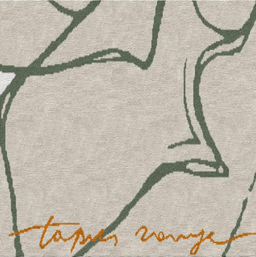 Tapis Rouge Прямоугольный коврик ручной работы Val camonica Tr1736 - Вид №1