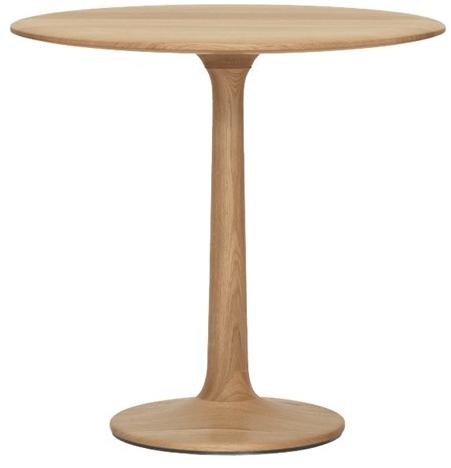 ZEITRAUM Низкий круглый деревянный журнальный столик Turntable sun-id-1509615 - Вид №7