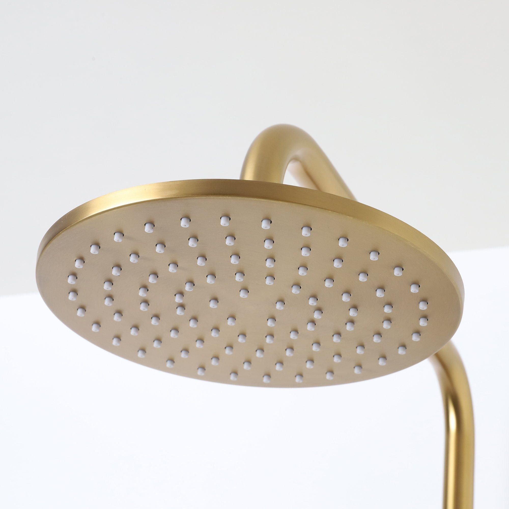 Термостатический смеситель для ванны с 3 отверстиями и ручным душем LUSSO Elegance ARCH-00108654 - Вид №1