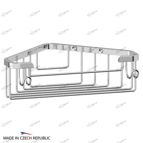 Полочка-решетка с крючками угловая 18 cm Santreyd RYN 002