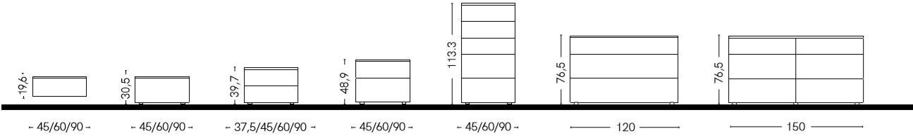 Zalf Прикроватная тумба с ящиками Simply sun-id-1427331 - Вид №3