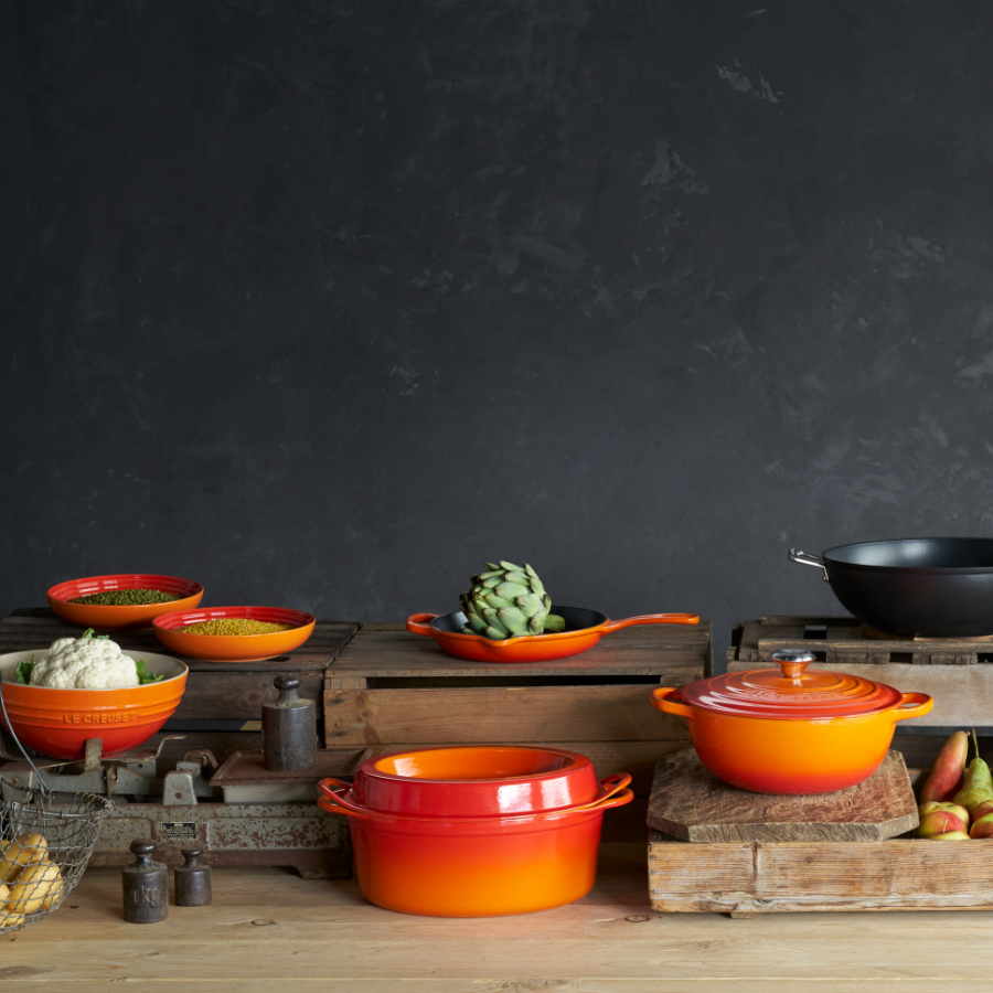 Казан чугунный Le Creuset, Ø26 см, оранжевый 21114260900430 - Вид №4