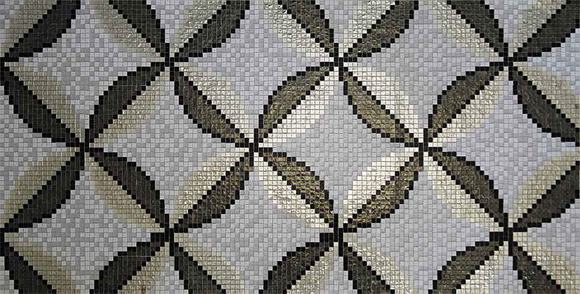 МОЗАИКА ИЗ СТЕКЛА MZ-02 WHITE ALMA ПАННО 15 MZ02WHITE - Вид №1