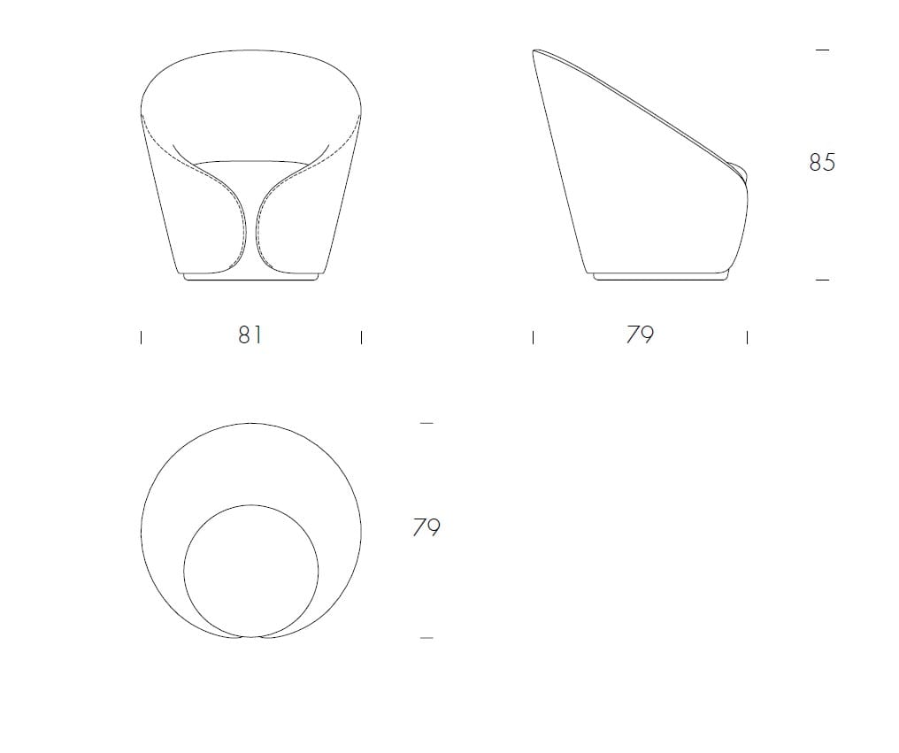 Тканевое кресло Tonin Casa мама ARCH-00069651 - Вид №4