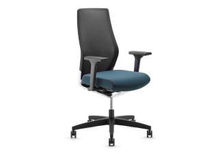 Ткань поворотный операционный офисный стул с подлокотниками