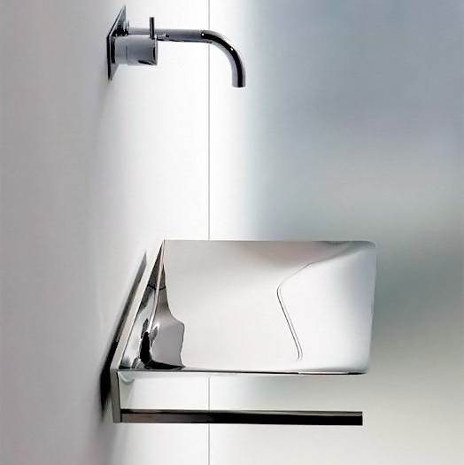 46041 Подвесная раковина настенная овальная Rapsel  белая  - Вид №1