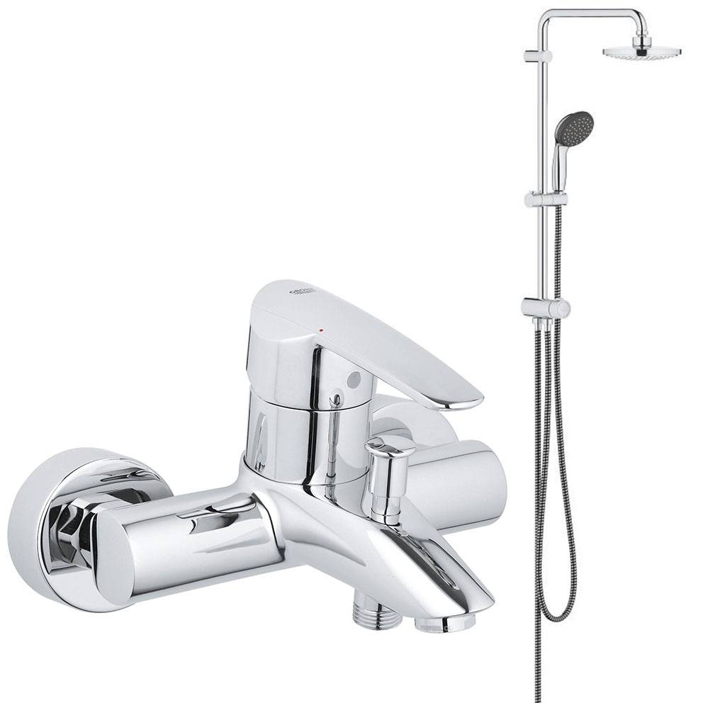 Душевая система Vitalio Start System 180 Flex со смесителем для ванны (NSB0153) Grohe