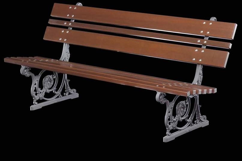 Neri Деревянная скамейка со спинкой Layia 2150, 2151  - Вид №6