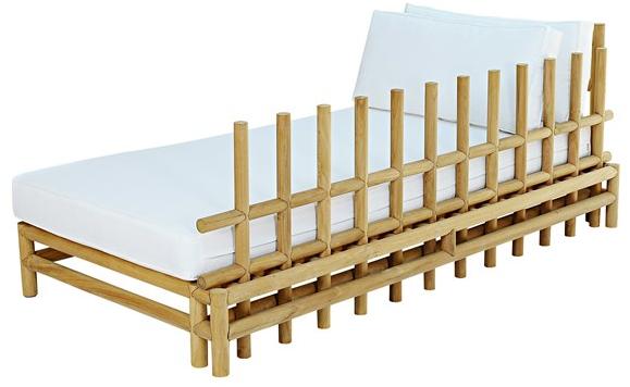 cbdesign Садовая кушетка из тика Woo system Tj 328b - Вид №5