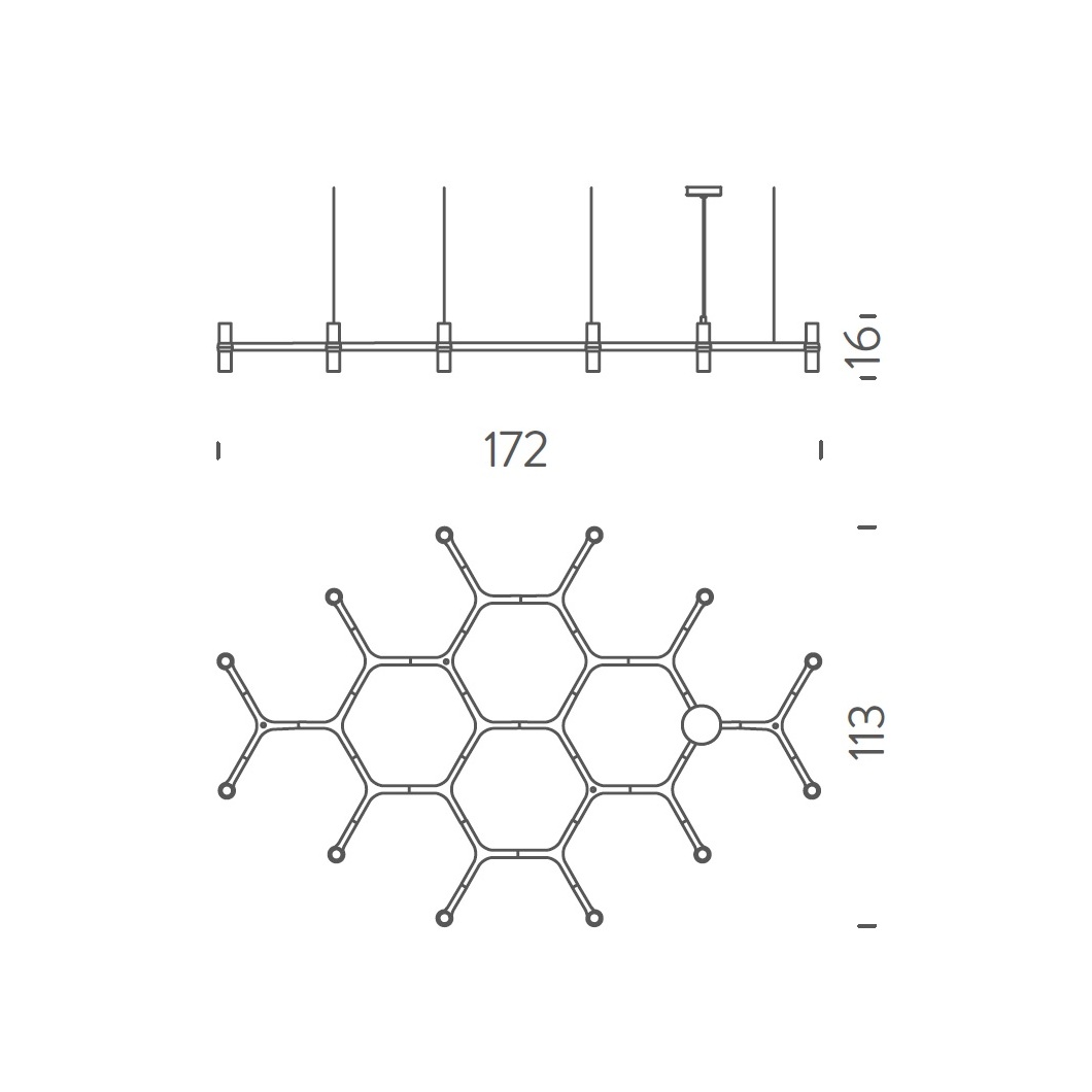 Светильник / CROWN PLANA MEGA NEMO sun-id-377617 - Вид №2