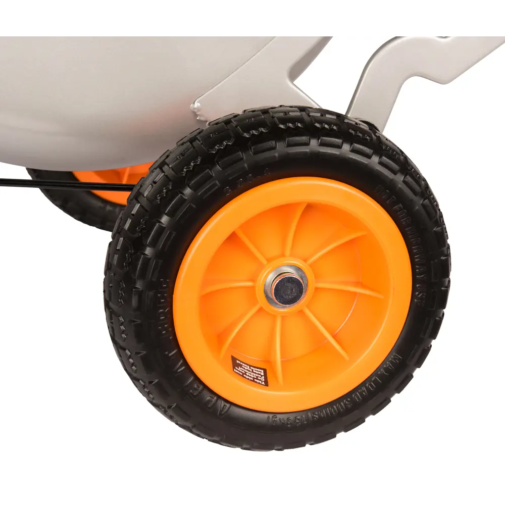 Тачка садовая двухколесная 135 кг/67 л WORX WG050 Aerocart STLM-2038935 - Вид №6
