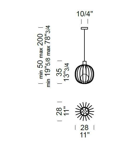 Металлический светодиодный подвесной светильник Borzalino ARCH-00036199 - Вид №9