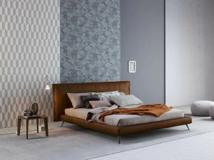 Bonaldo Двуспальная кровать с мягким изголовьем Cuff