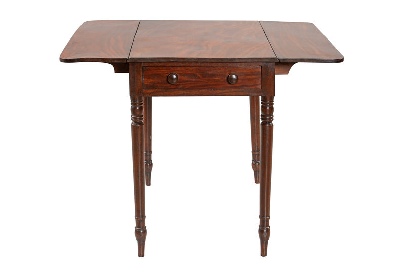 SOR27491 Стол из красного дерева Пемброк ijlbrown  - Вид №1