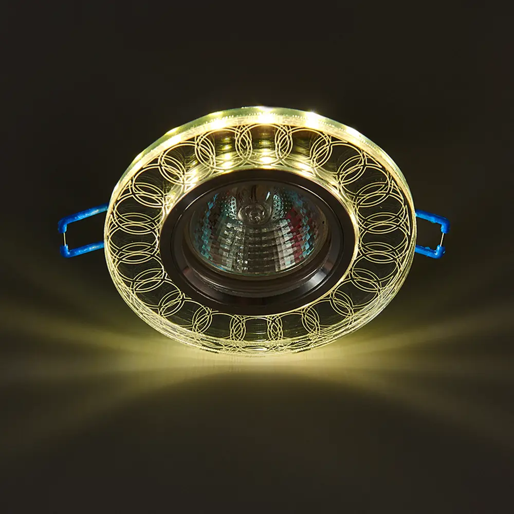 Светильник точечный встраиваемый DLS-L154 с LED-подсветкой под отверстие 65 мм, 1.7 м², цвет прозрачный 82644304 STLM-2049166 Fametto  - Вид №1