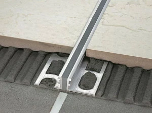 PROFILPAS Деформационный шов из натурального алюминия для пола Cerfix® projoint