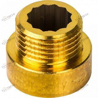 Удлинитель ВН 1/2"х10 мм латунь STOUT SFT0001001210