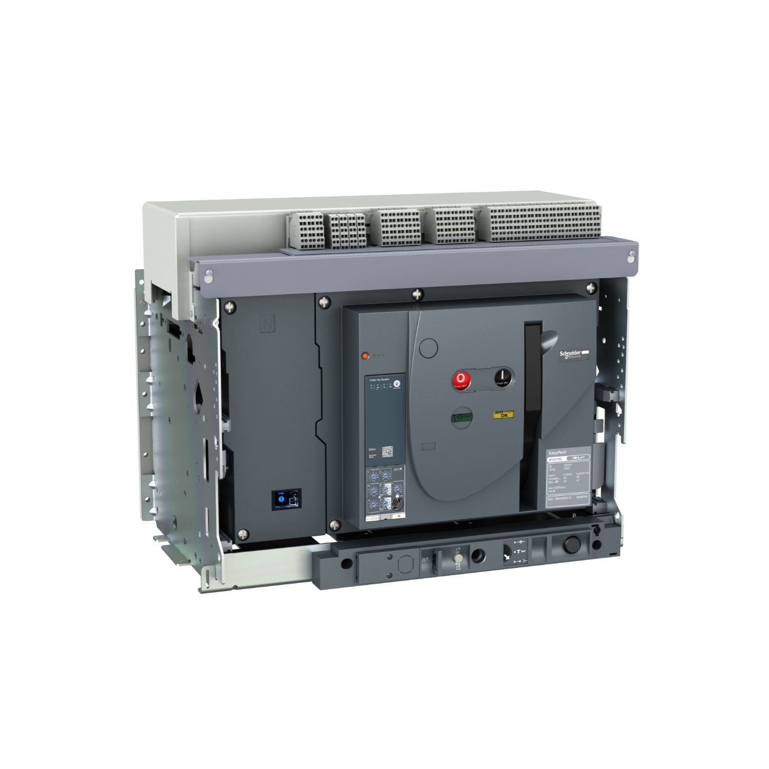 MVS32N3MW2V "АВТ. ВЫКЛ. MVS 3200A 50KA 3P РУЧН. ВЫКАТ. ETV2 " Schneider Electric EasyPact 