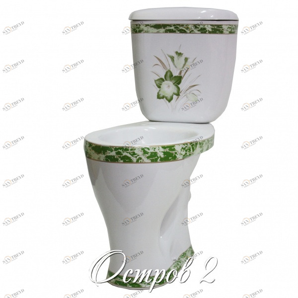 1030142 Компакт унитаз с бачком Белый Лобненский Стройфарфор  Россия 