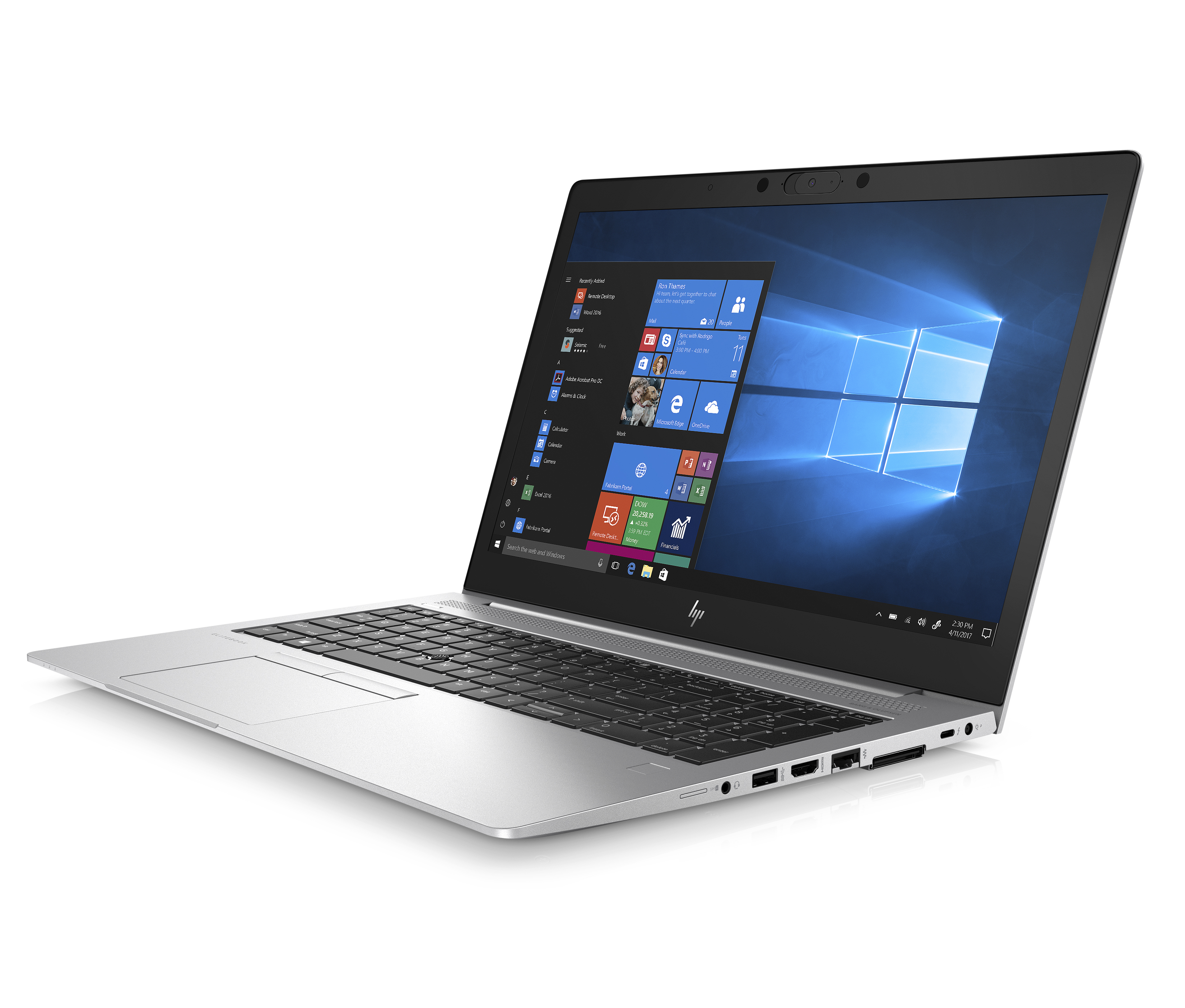 6XD58EA#ACB elitebook 850 g6 15.6"(3840x2160)/intel core i7 8565u(1.8ghz)/16384mb/1000pcissdgb/nodvd/int:intel hd graphics 620/50whr/war 3y/1.78kg/silver/w10pro + ir cam, 400 nit HP Santreyd  - Вид №2