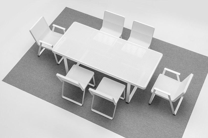 Terraforma Прямоугольный алюминиевый садовый стол Makemake Mktr209al/1 - mktr209al/2 - Вид №1