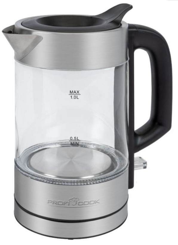 9149124 Электрочайник Profi Cook PC-WKS 1229 G серебристый ProfiCook STDN-0012410