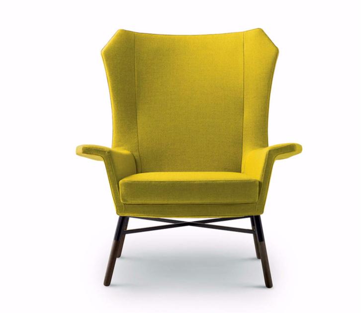 arflex Кресло с обивкой из ткани с подлокотниками sun-id-1397713 - Вид №2