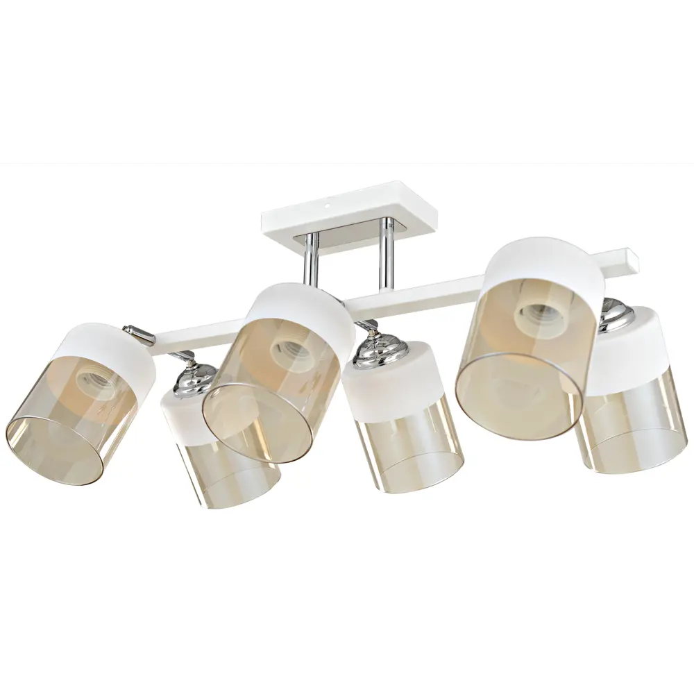 INSPIRE Amber — потолочная люстра с 6 янтарными плафонами 85113379 STLM-0058956 - Вид №4