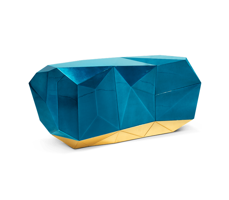 0-045 Сервант бриллиантово-синего цвета Boca Do Lobo  - Вид №10