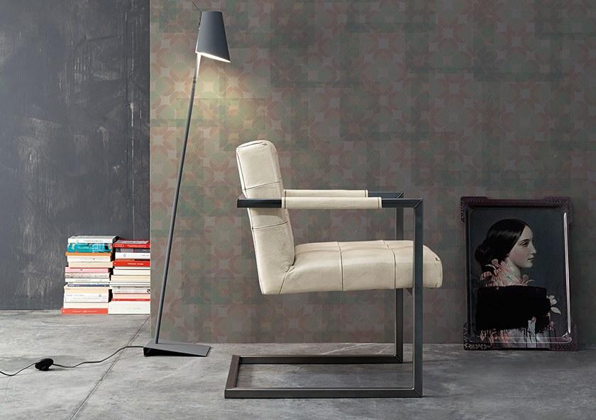 Devina Nais Консольное кожаное кресло с подлокотниками sun-id-1369304 - Вид №1