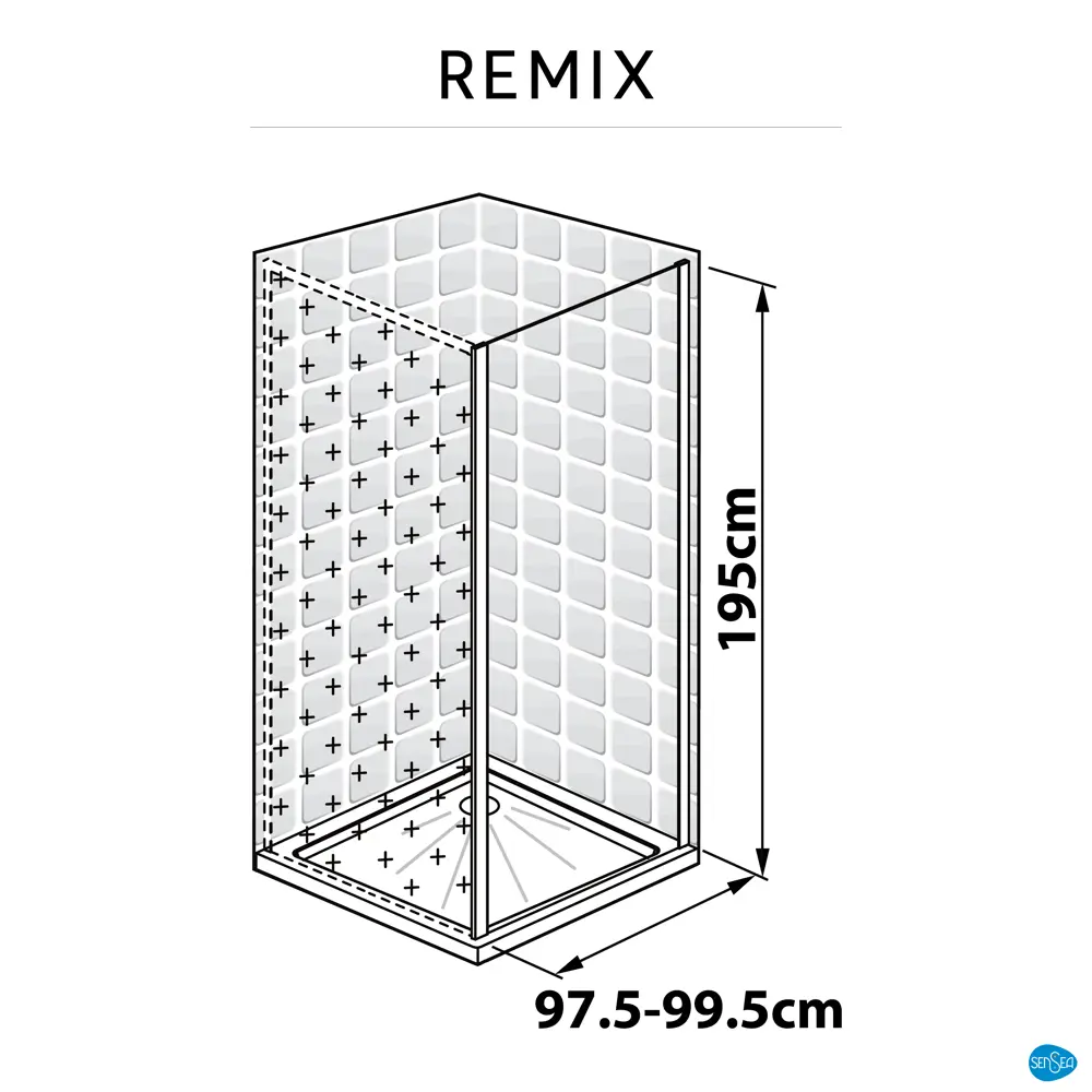 Панель боковая Sensea Remix 100x195 см 82209807 STLM-2179700 - Вид №11