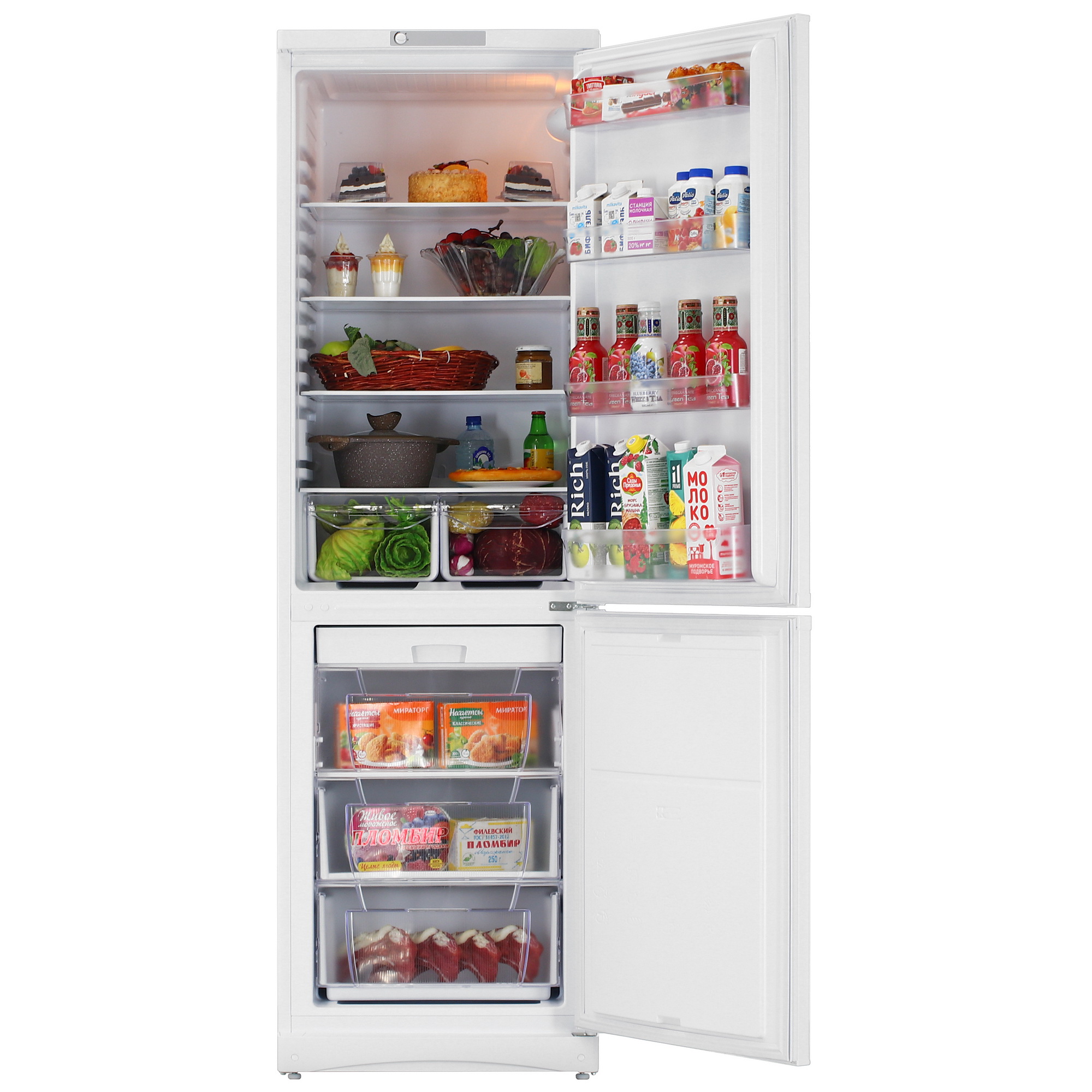 9183661 Холодильник с морозильником   Indesit ES 20 A белый STDN-0113748 - Вид №5