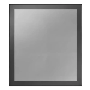 Фасад-витрина для шкафа Вельск 14 63.6x59.7x3 см металл цвет черный 89408061 STLM-2197663