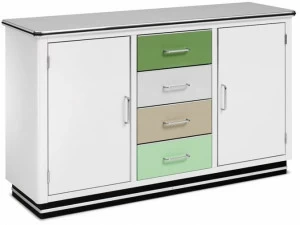 müller möbelfabrikation Стальной буфет с ящиками Classic line Sb123