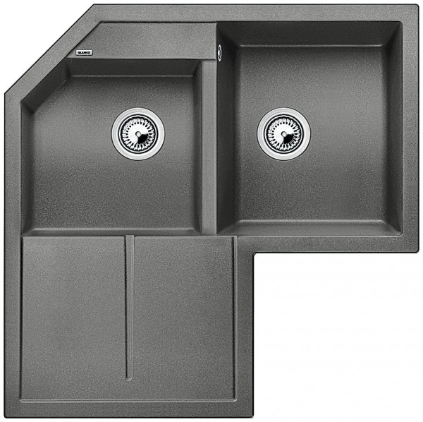 515567 Кухонная мойка Blanco Metra 9 E алюметаллик  Blanco Metra Алюметаллик - Вид №5