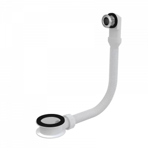 Слив-перелив для умывальника, хром