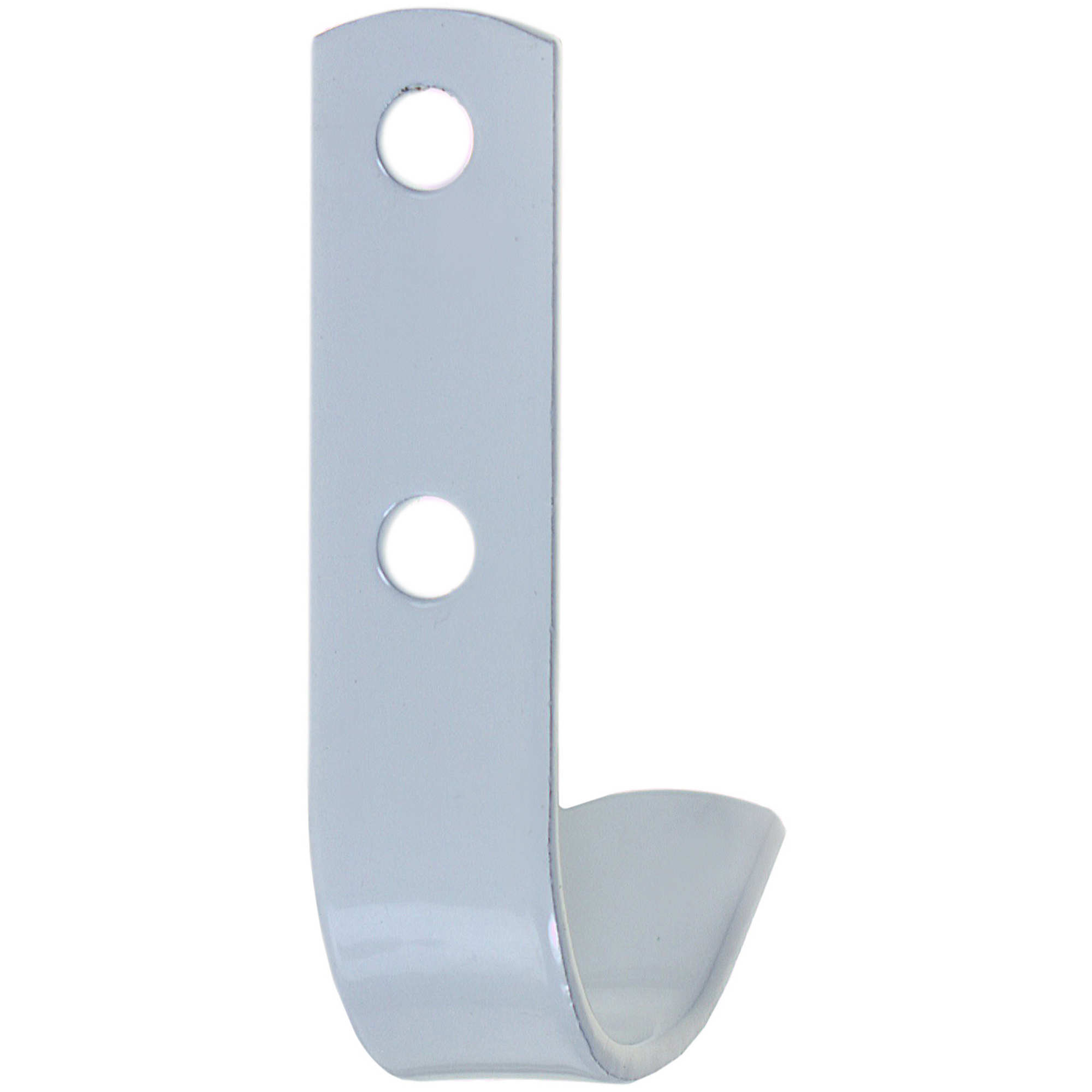 13501904 Крючок для одежды максимальная нагрузка 10 кг сталь 60x40x15 мм сталь цвет белый STLM-0003208 ПЕТРОТЕХ  - Вид №1