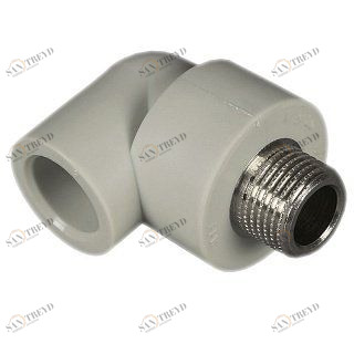 Угол НР 20х3/4" полипропилен FV-PLAST 216021