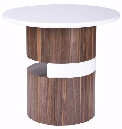 Tuna Ofis Круглый журнальный столик из фанерованной древесины sun-id-1493027 - Вид №2