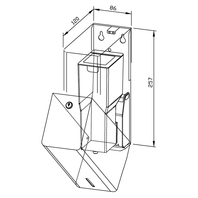731817 Сенсорный дозатор дезинфицирующего средства PP101e-7 WAGNER_EWAR Wagner Ewar  - Вид №1