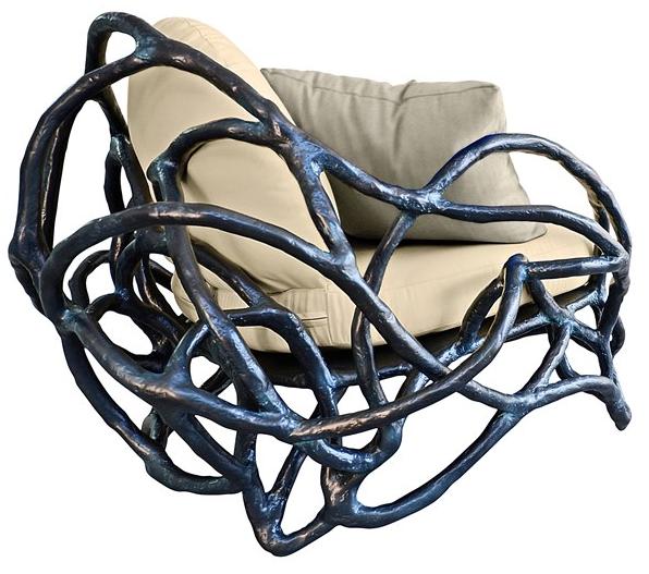 KARPA Кресло из ткани sunbrella® Elipse K1043 - Вид №1