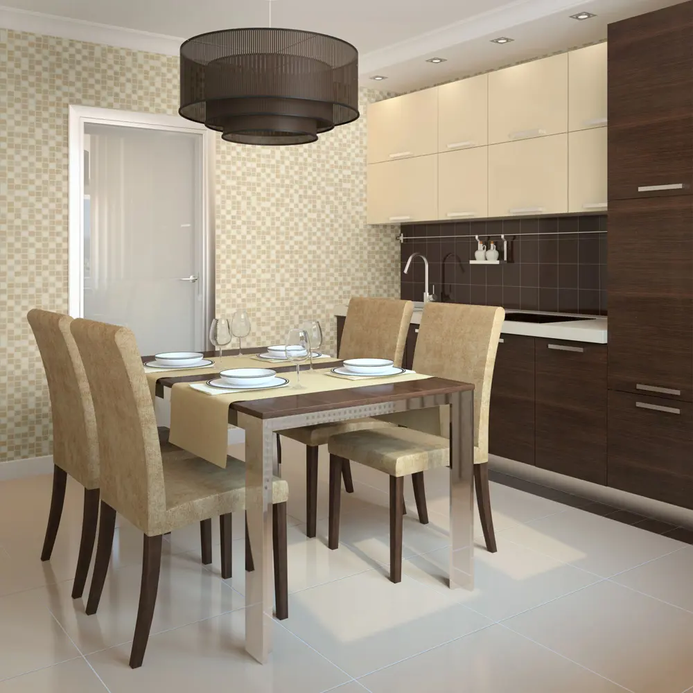 Обои виниловые Палитра Small Tile бежевые 0.53 м 1357-21 15830824 STLM-2058114 - Вид №2